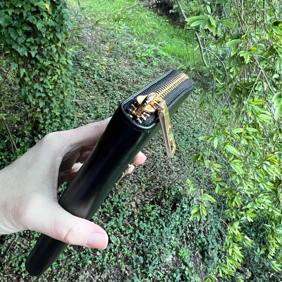 COACH Long Zip-Around Wallet Smooth Leather AUTHENTIC - Picture 8 of 11